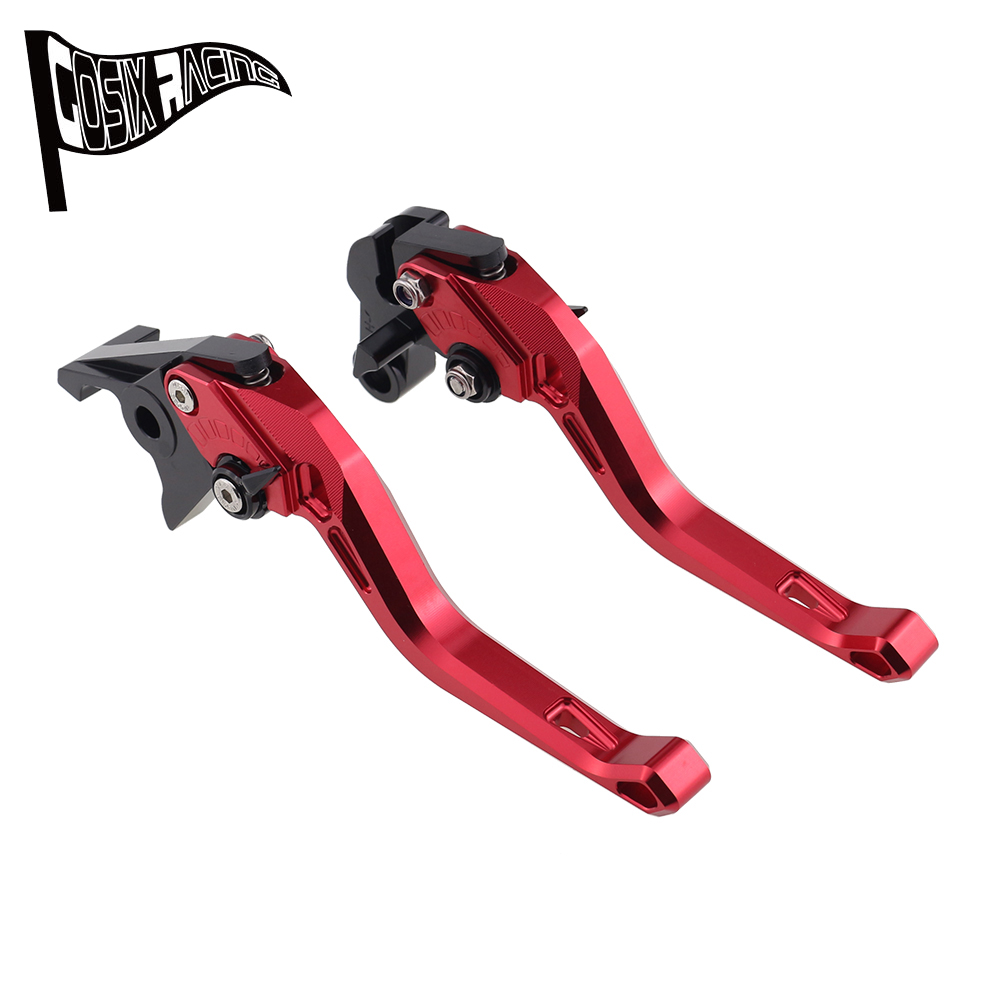 二輪車用ショートブレーキクラッチレバー,調整可能なハンドルセ - Cnc Aluminum Adjustable Brake Clutch Levers のレビューと価格