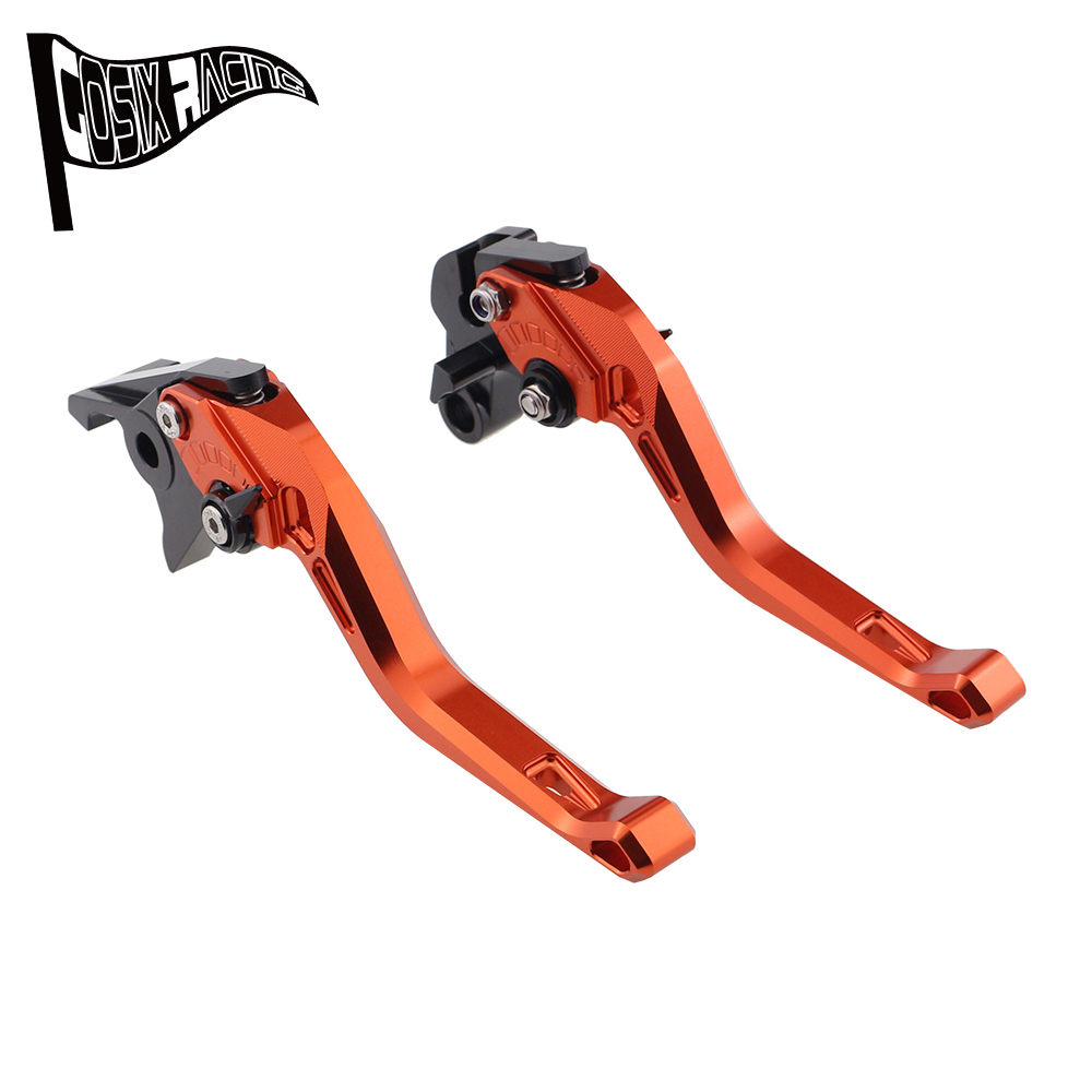 二輪車用ショートブレーキクラッチレバー,調整可能なハンドルセ - Cnc Aluminum Adjustable Brake Clutch Levers のレビューと価格