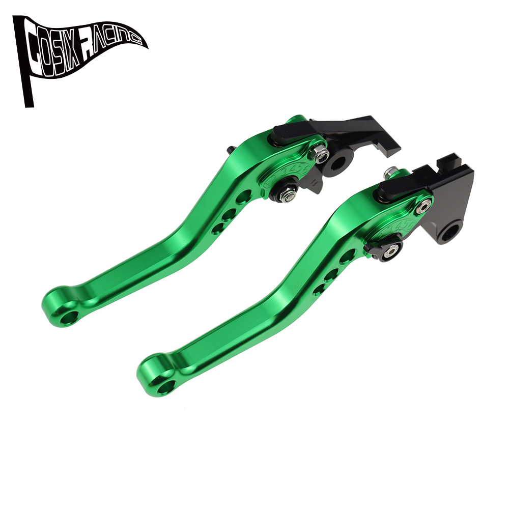 二輪車用ショートブレーキクラッチレバー,調整可能なハンドルセ - Cnc Aluminum Adjustable Brake Clutch Levers のレビューと価格