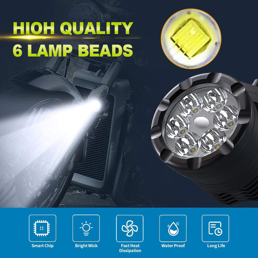 NLpearl 60 ワットオートバイ LED ヘッドライト - Universal Motorcycle Led Headlight Projector のレビューと価格