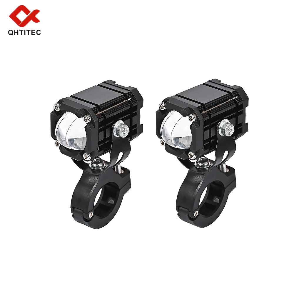 オートバイLED補助灯IP67防水ミニドライビングフォグライ - Universal Motorcycle Led Headlight Projector のレビューと価格