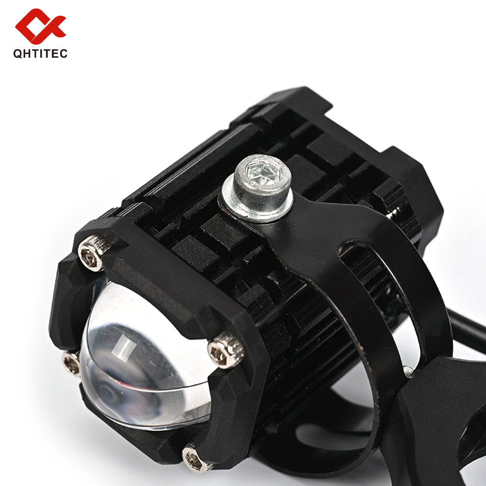 オートバイLED補助灯IP67防水ミニドライビングフォグライ - Universal Motorcycle Led Headlight Projector のレビューと価格