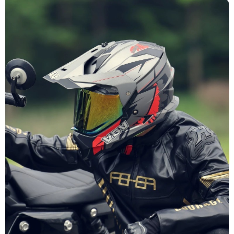 VGV モトクロス ECE DOT 認証 バイクヘルメット  - Full Face Motorcycle Helmet With Bluetooth のレビューと価格