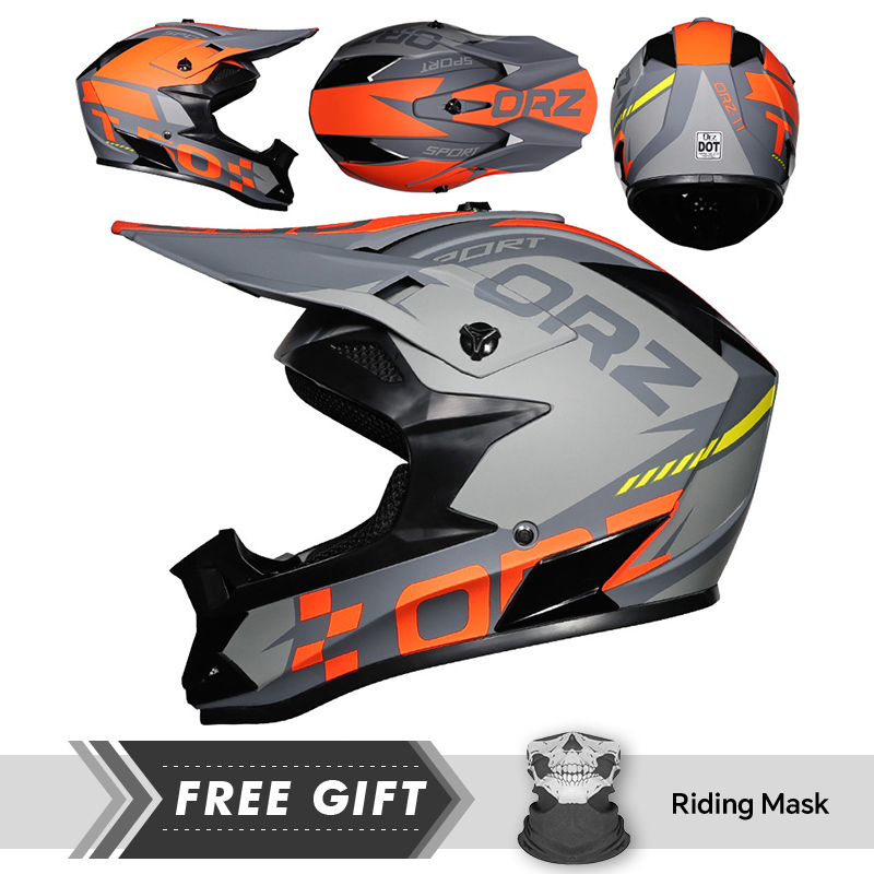 クイックリリースバックル付きオフロードバイクヘルメット,目と - Quick Release Buckle Motorcycle Helmet のレビューと価格