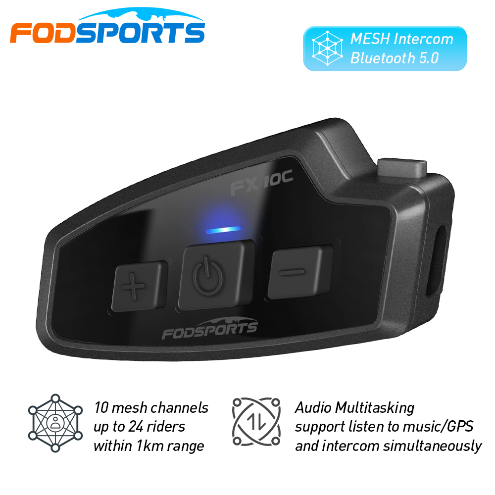 Fodsports-オートバイ用のBluetoothヘッドセ - Full Face Motorcycle Helmet With Bluetooth のレビューと価格